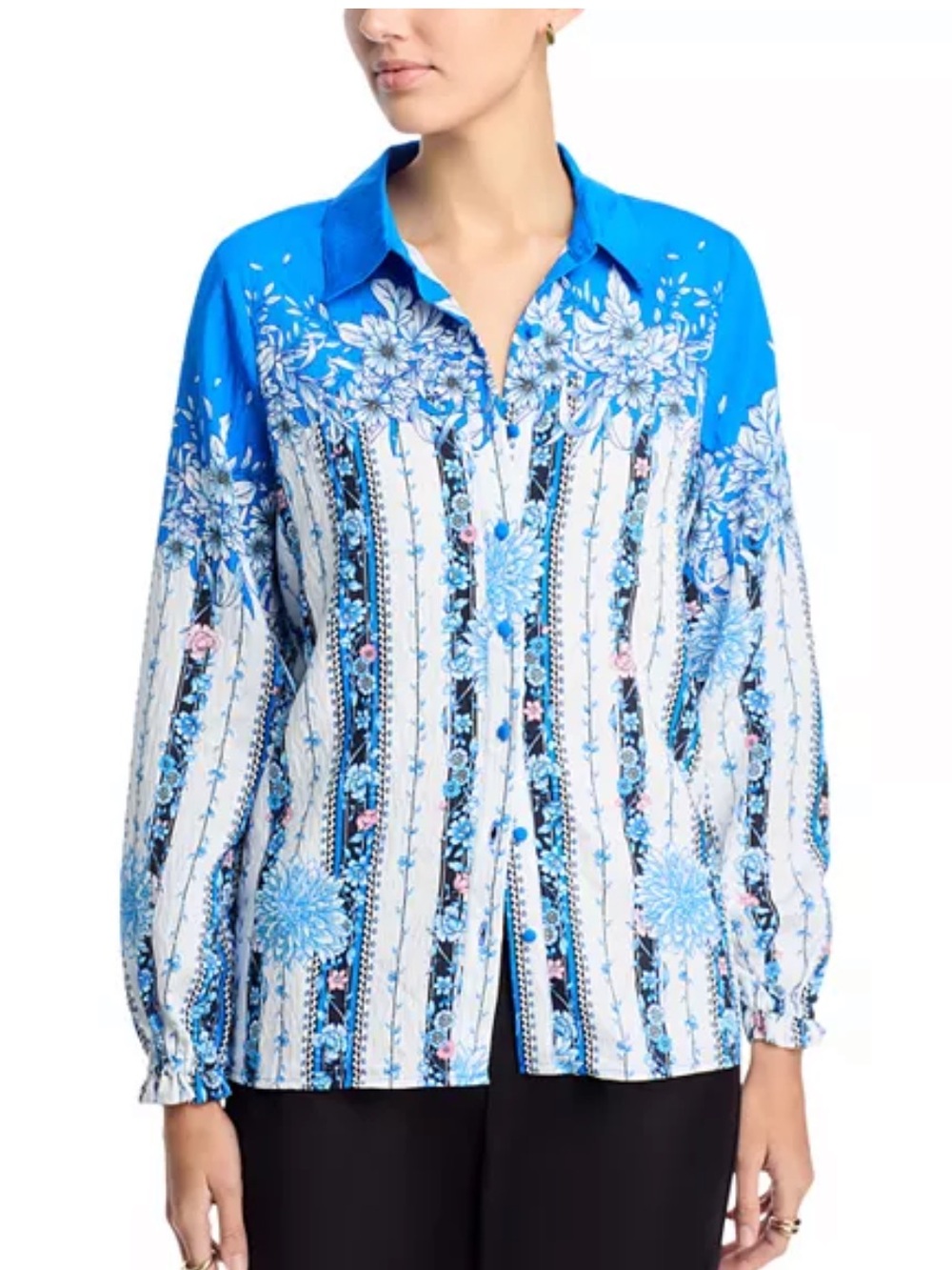 NWT Tahari floral blouse